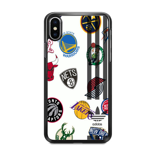 Adidas Shadow Tape Basketball Logo iPhone X Case