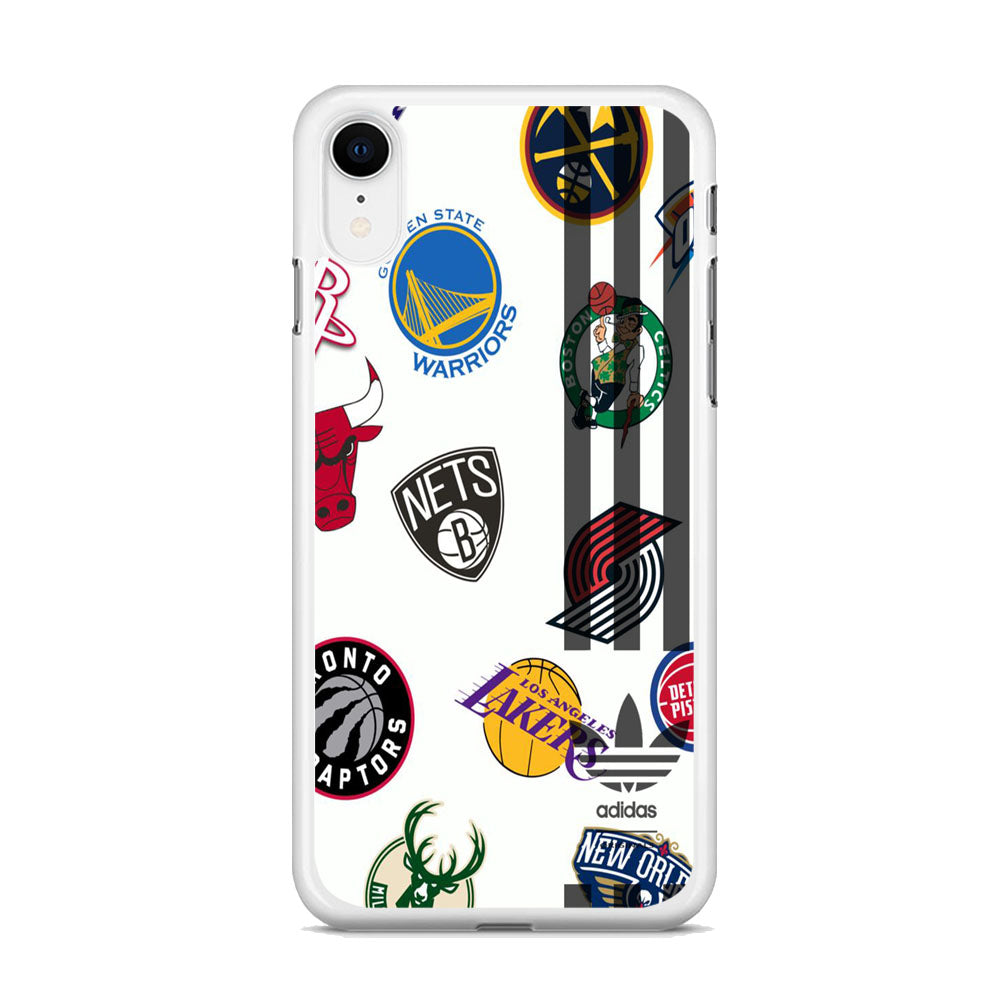 Adidas Shadow Tape Basketball Logo iPhone XR Case