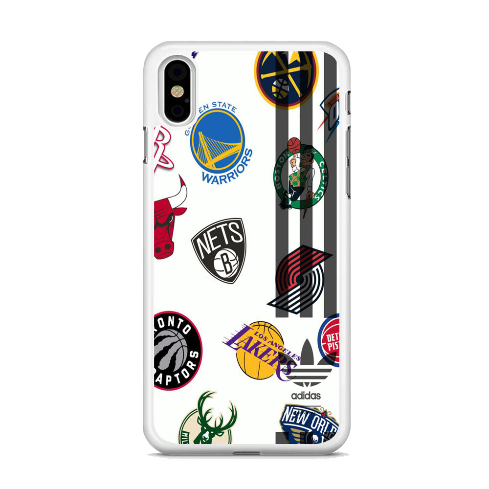 Adidas Shadow Tape Basketball Logo iPhone Xs Max Case