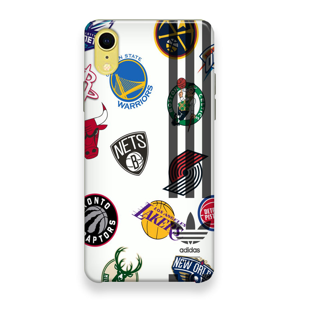 Adidas Shadow Tape Basketball Logo iPhone XR Case