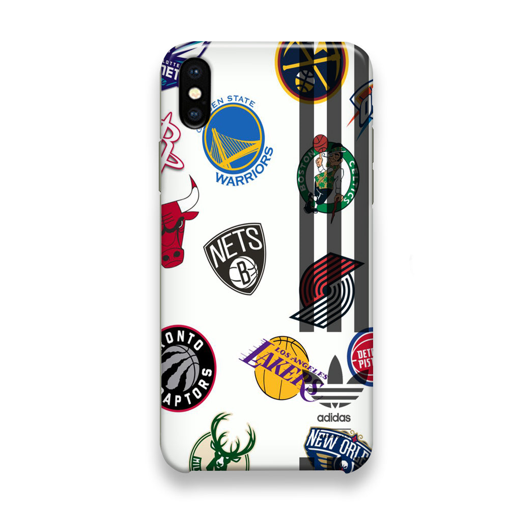 Adidas Shadow Tape Basketball Logo iPhone Xs Case