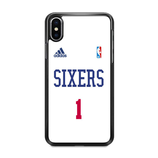 Adidas Sixers Jersey Style iPhone X Case