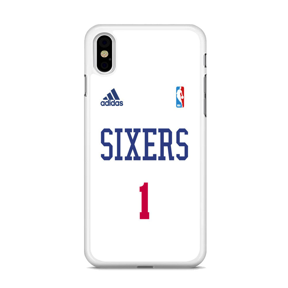 Adidas Sixers Jersey Style iPhone X Case