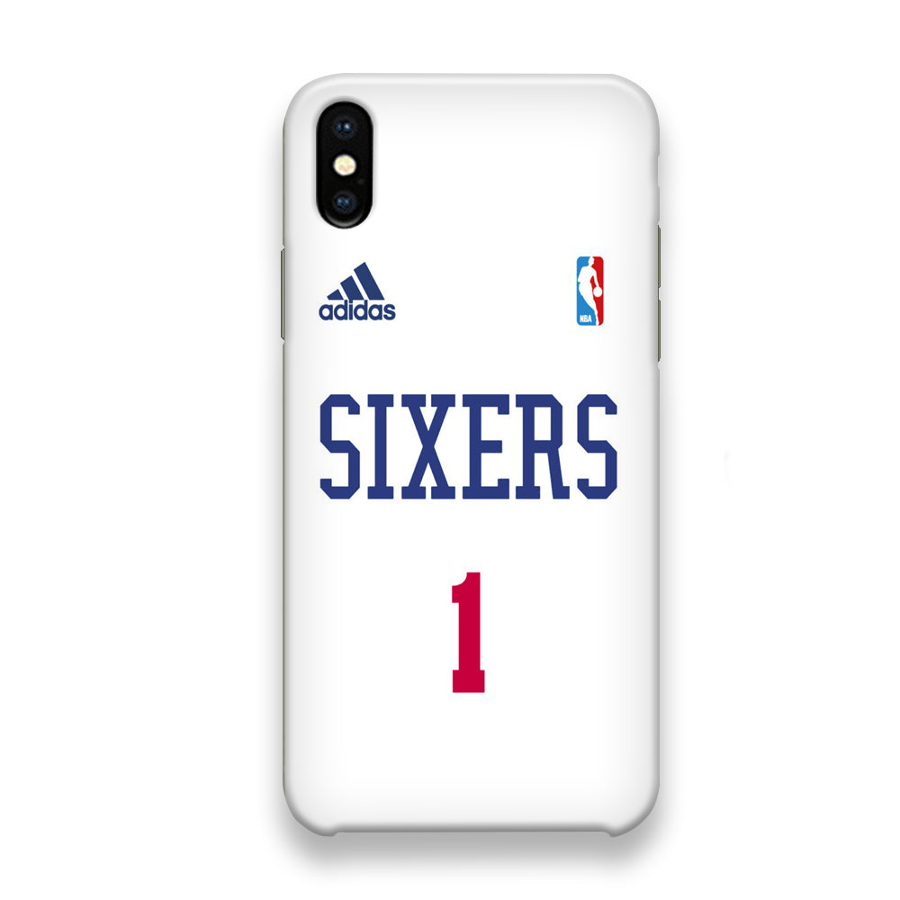 Adidas Sixers Jersey Style iPhone X Case