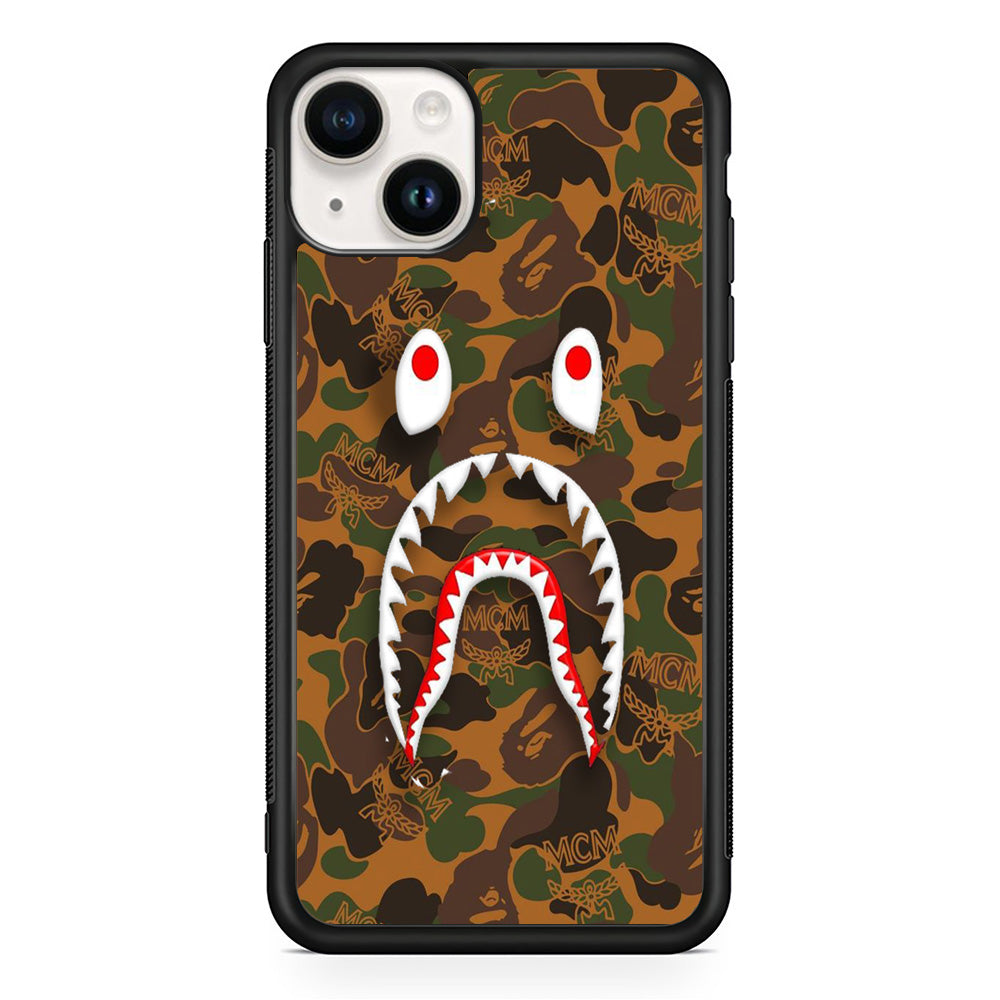 Bape Brown Camo iPhone 15 Case