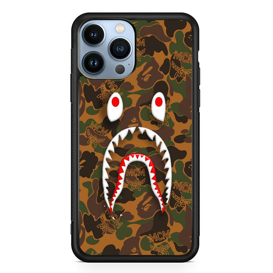 Bape Brown Camo iPhone 13 Pro Case