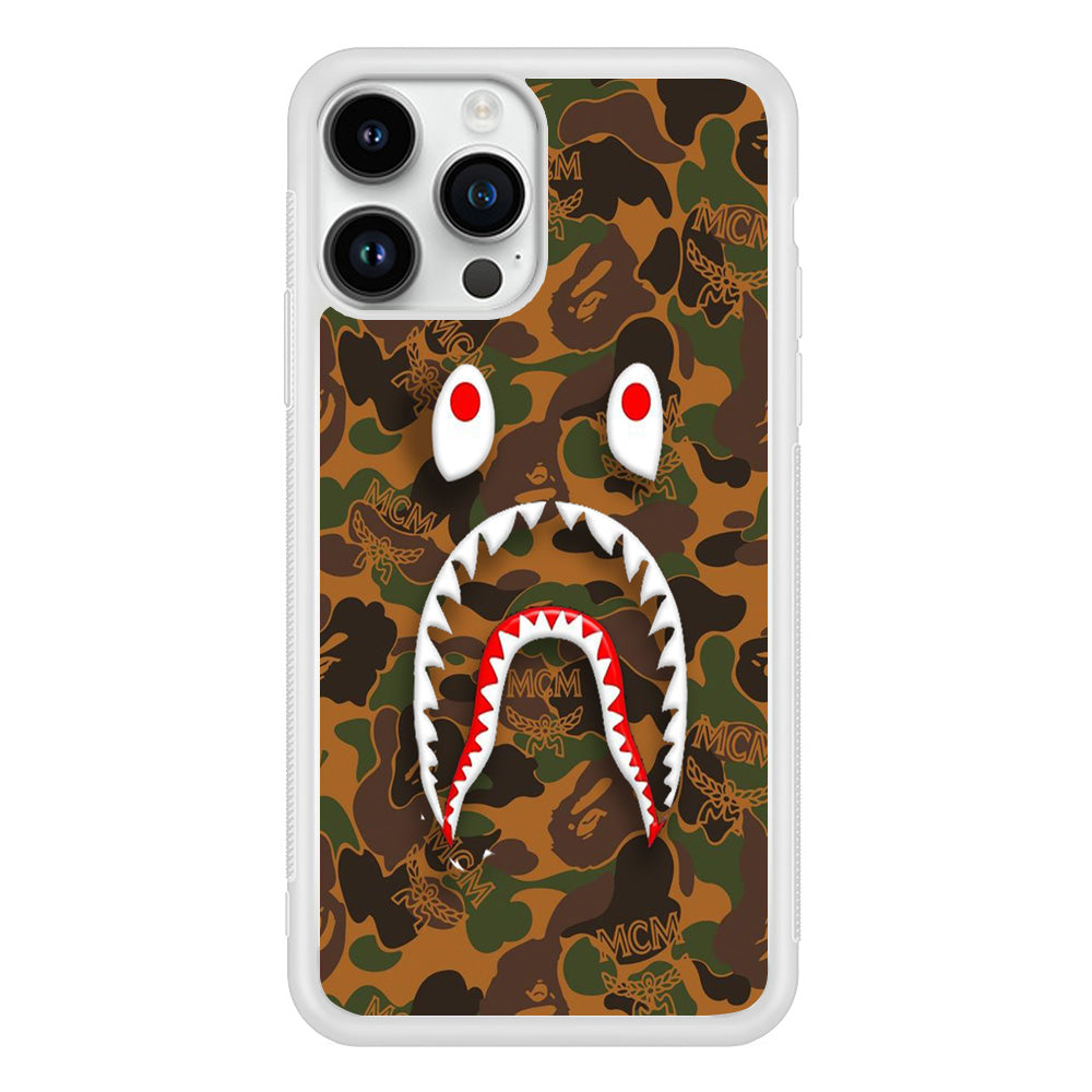 Bape Brown Camo iPhone 14 Pro Case