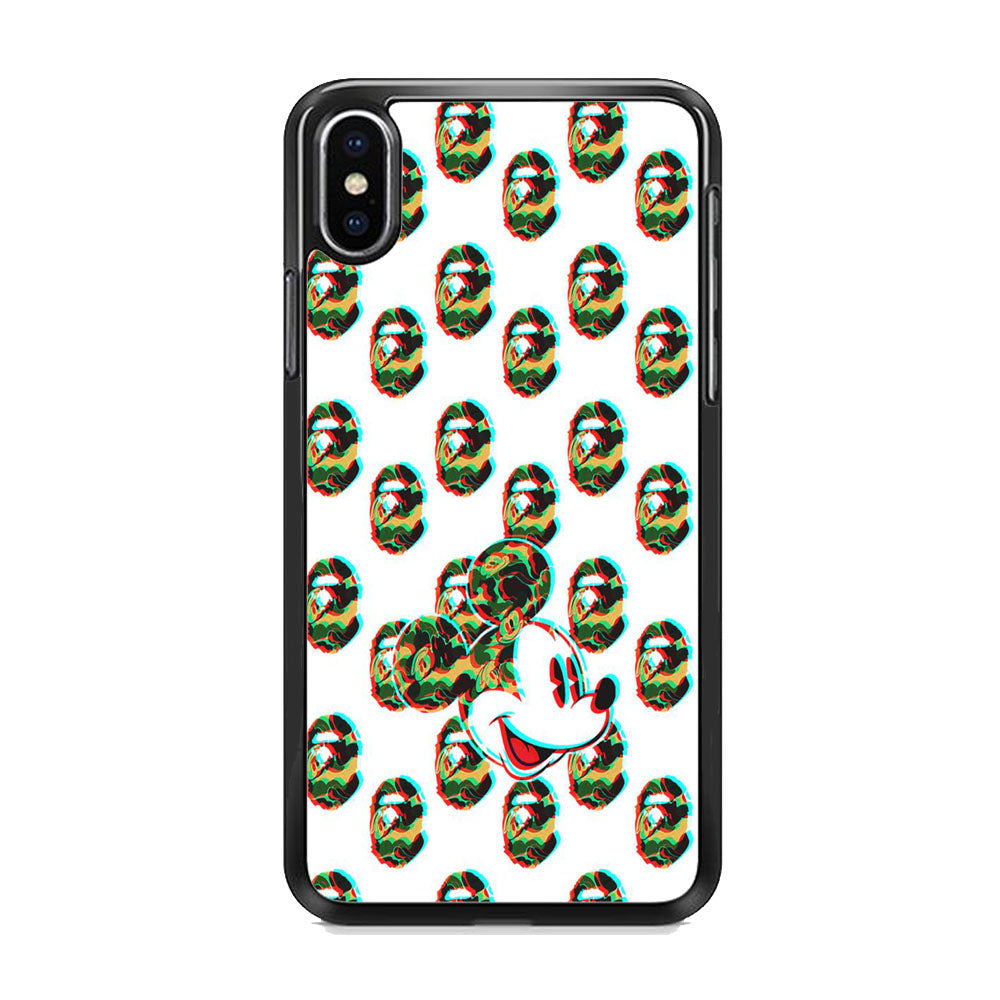 Bape Mickey Mouse iPhone Xs Max Case