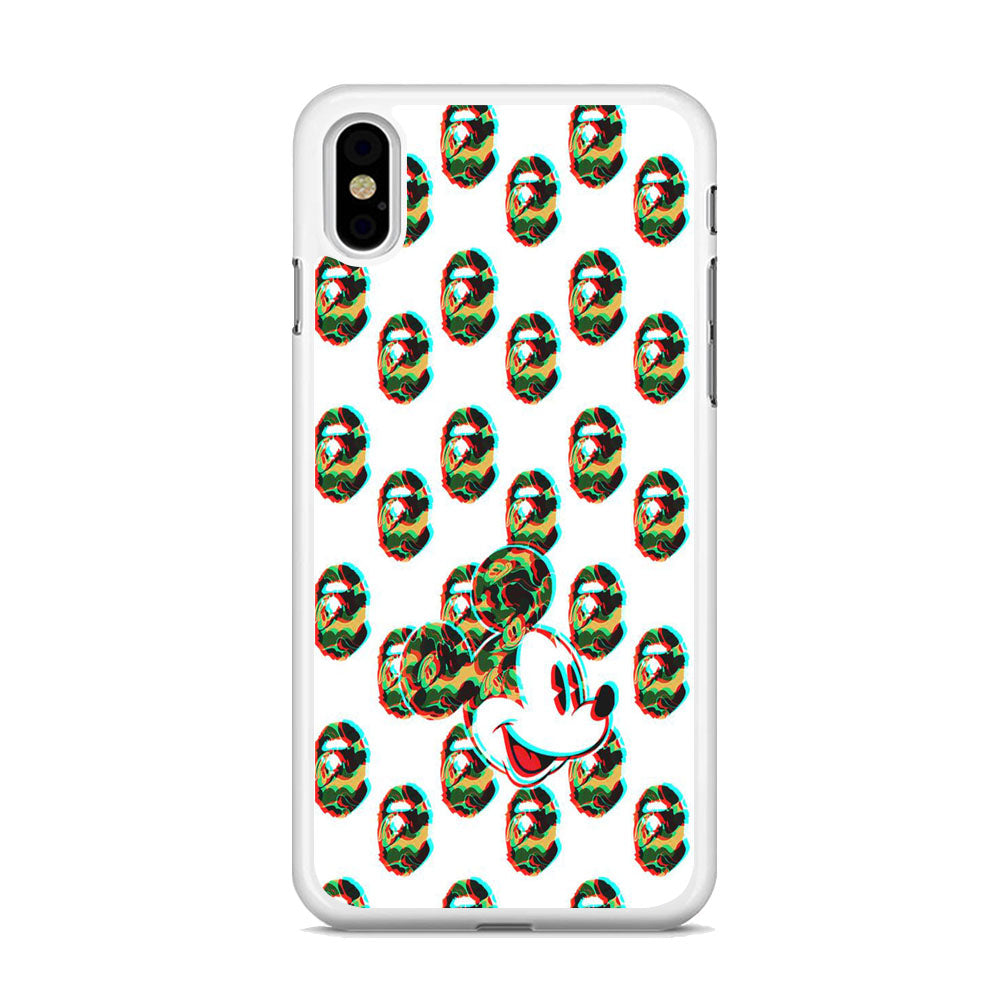 Bape Mickey Mouse iPhone X Case