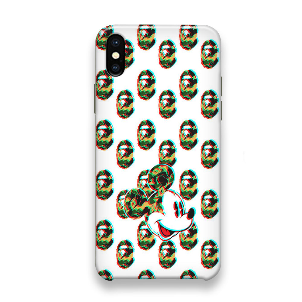 Bape Mickey Mouse iPhone Xs Max Case