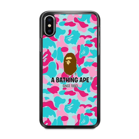 Bape Pattern Wall iPhone Xs Case