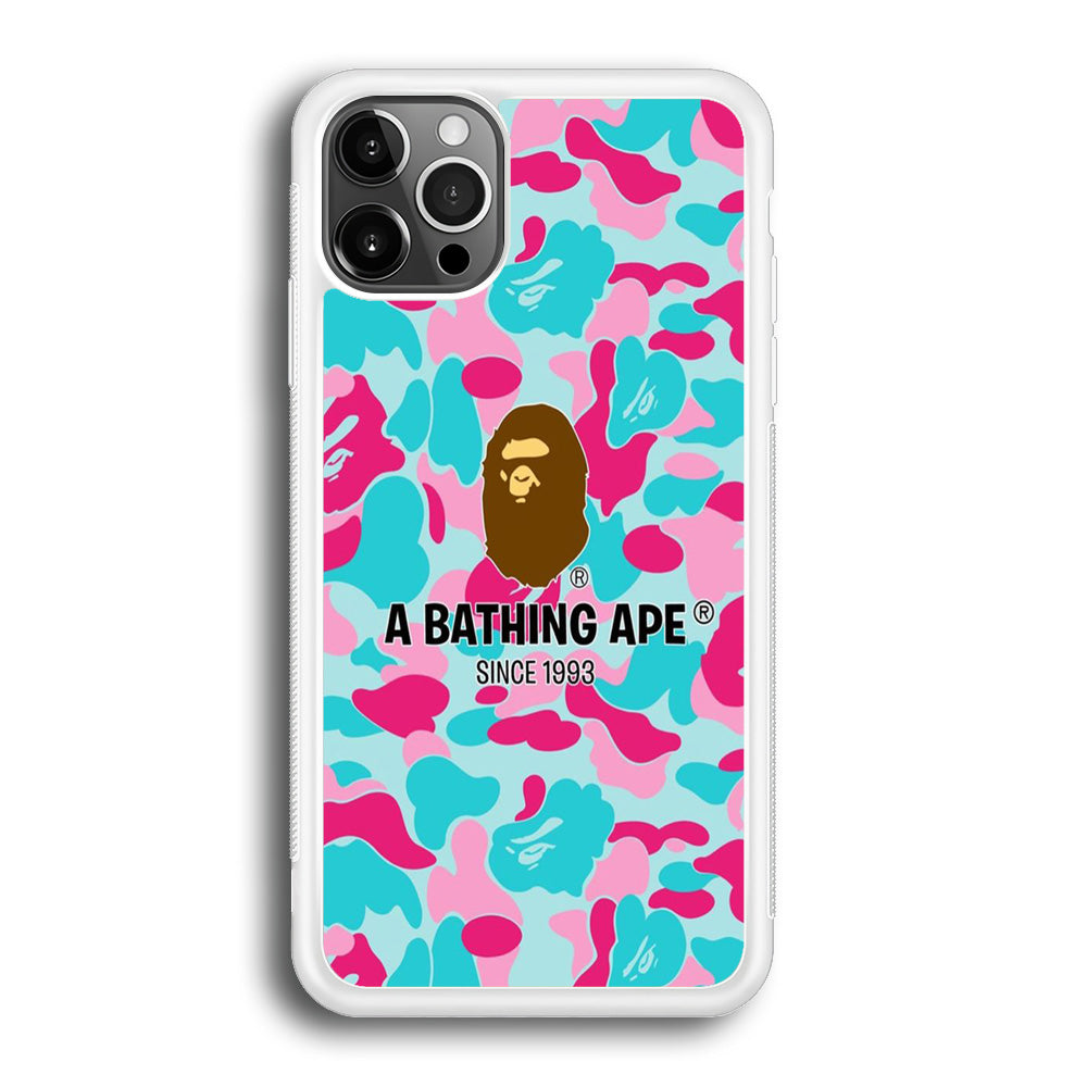 Bape Pattern Wall iPhone 12 Pro Case