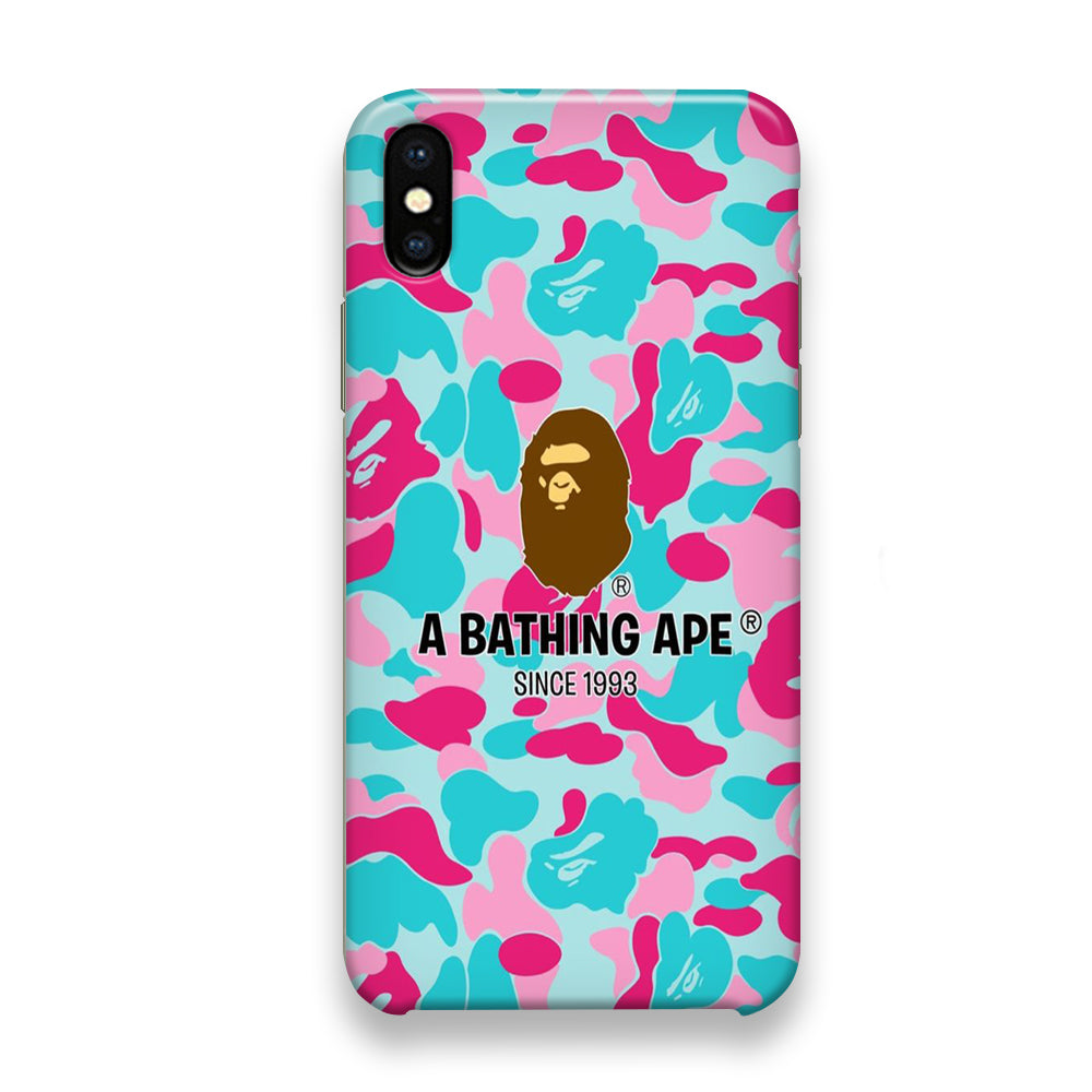 Bape Pattern Wall iPhone Xs Case