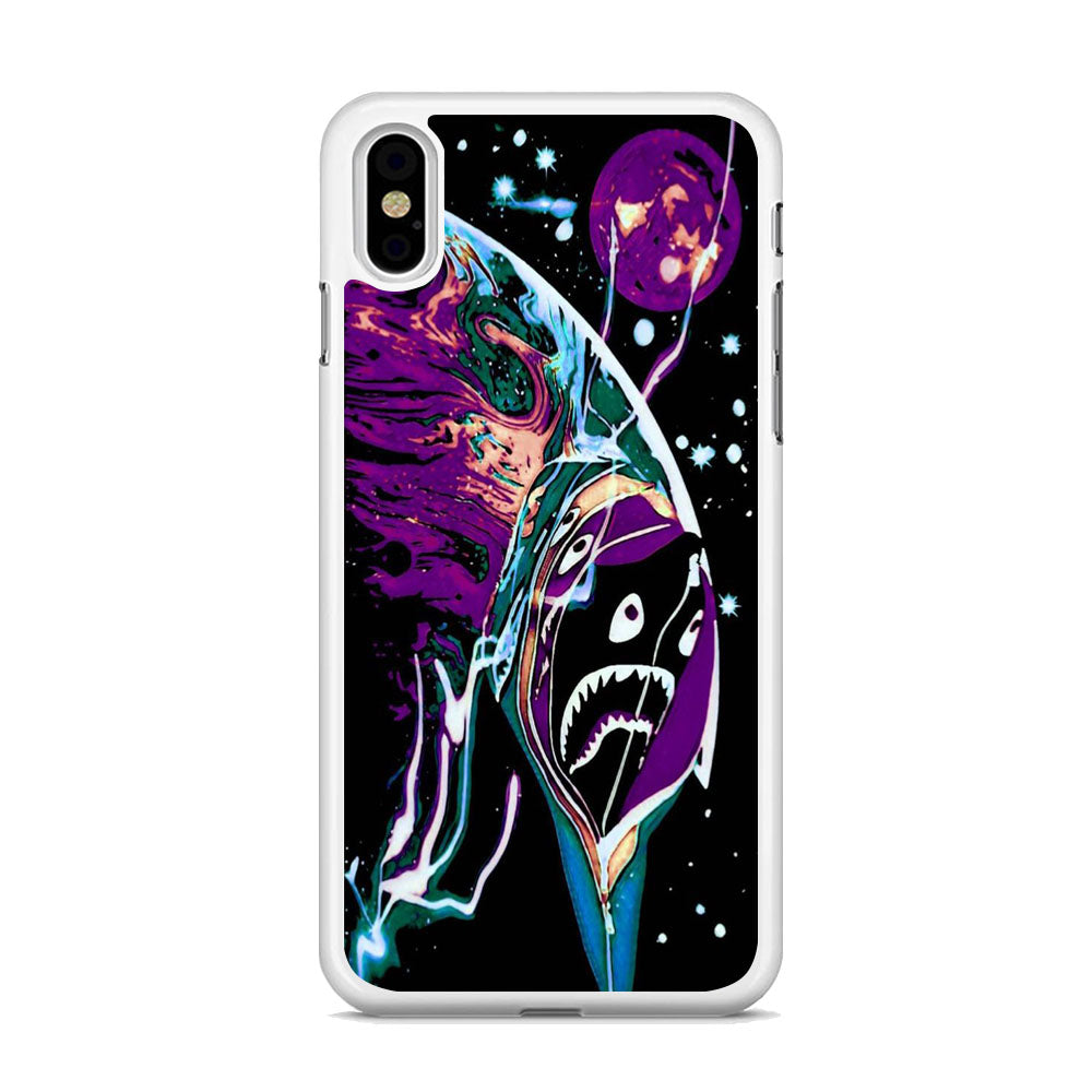 Bape Purple Earth iPhone Xs Case