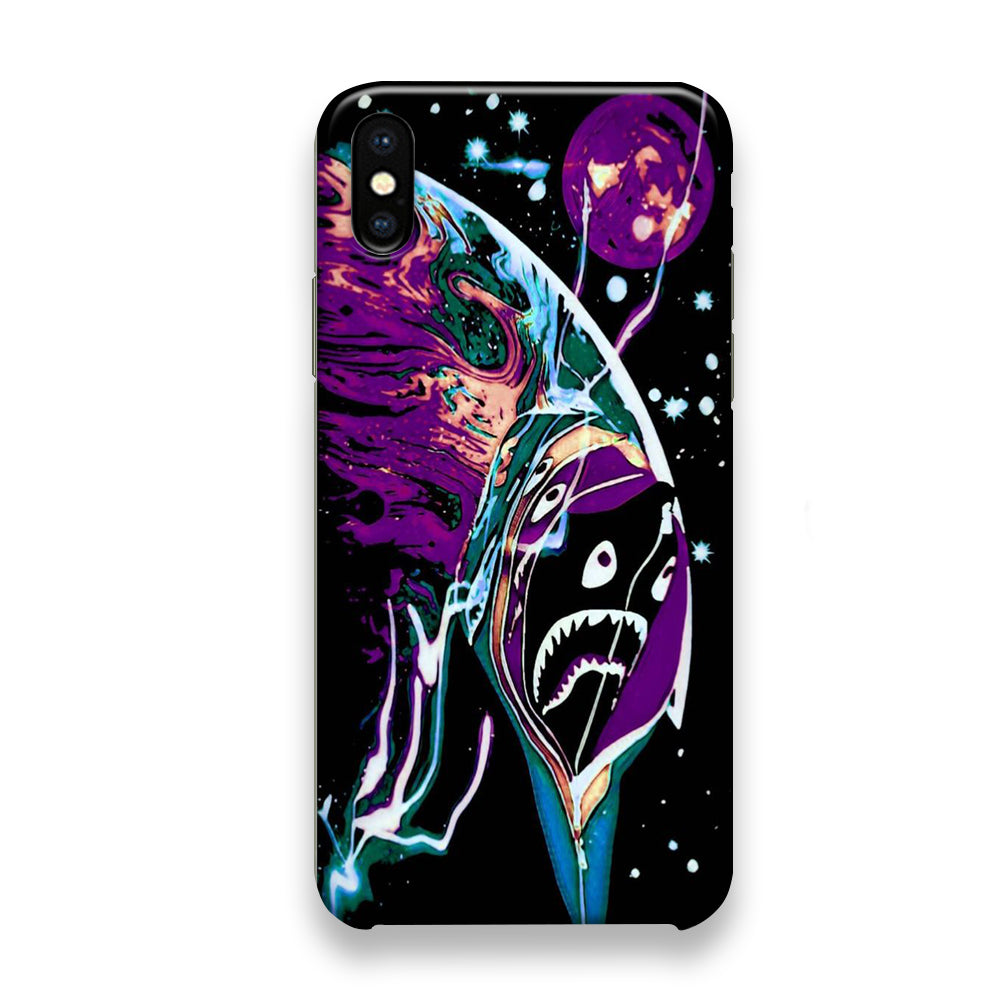 Bape Purple Earth iPhone Xs Max Case