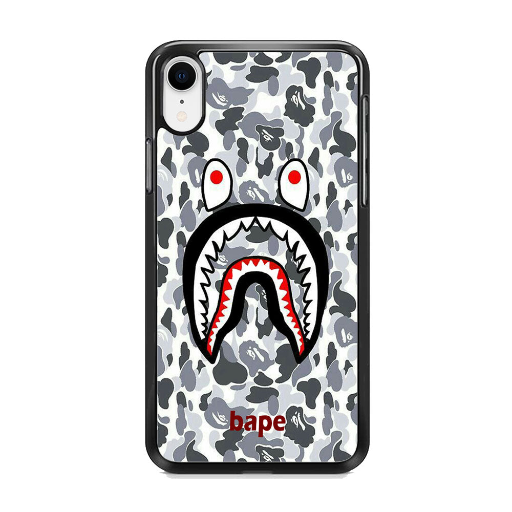 Bape White Camo iPhone XR Case