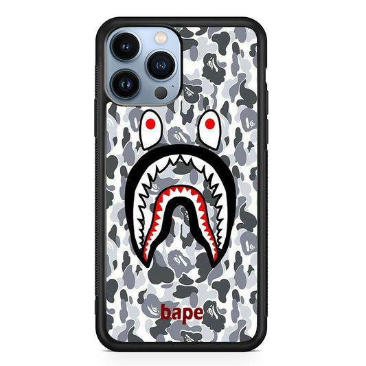 Bape White Camo iPhone 13 Pro Case