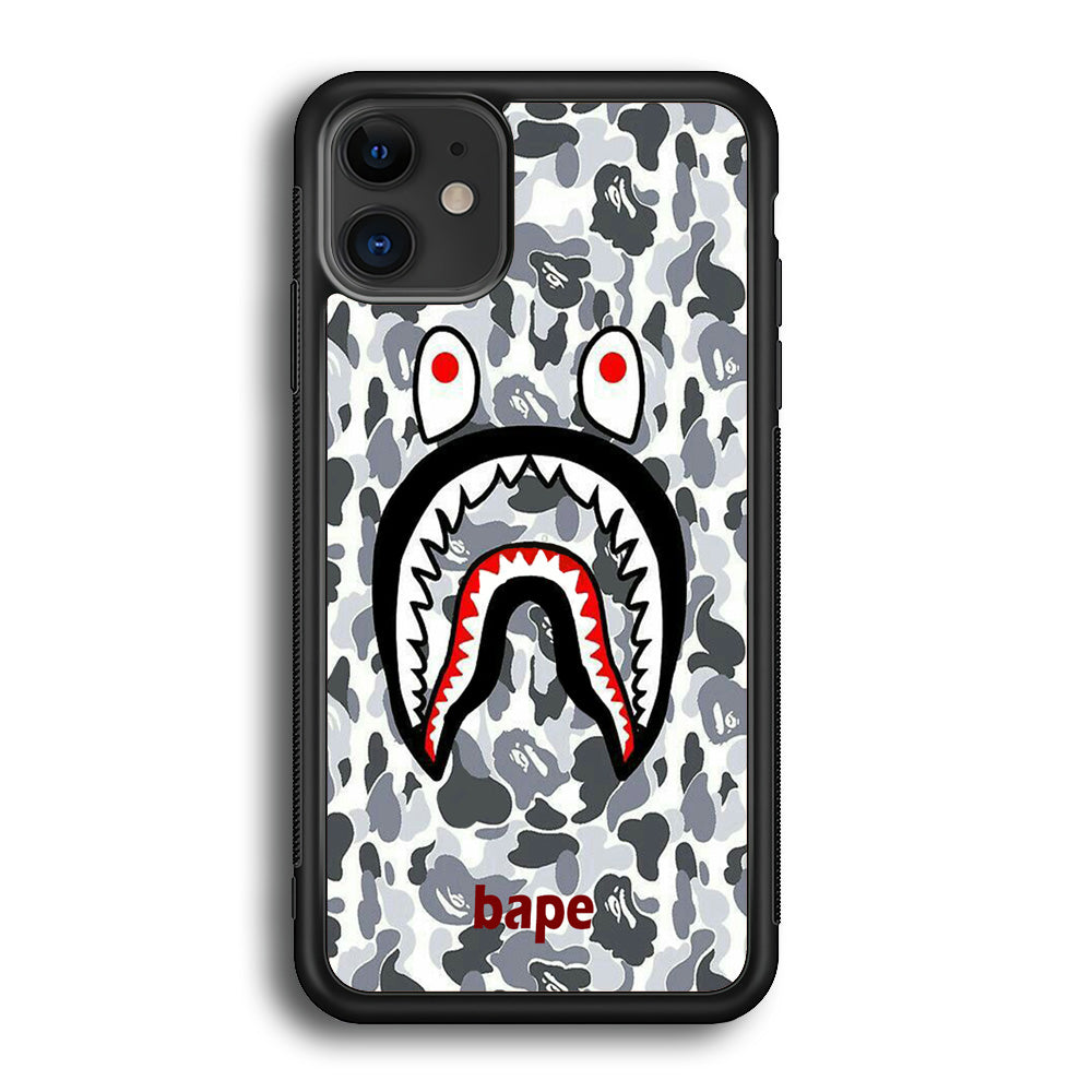 Bape White Camo iPhone 12 Case