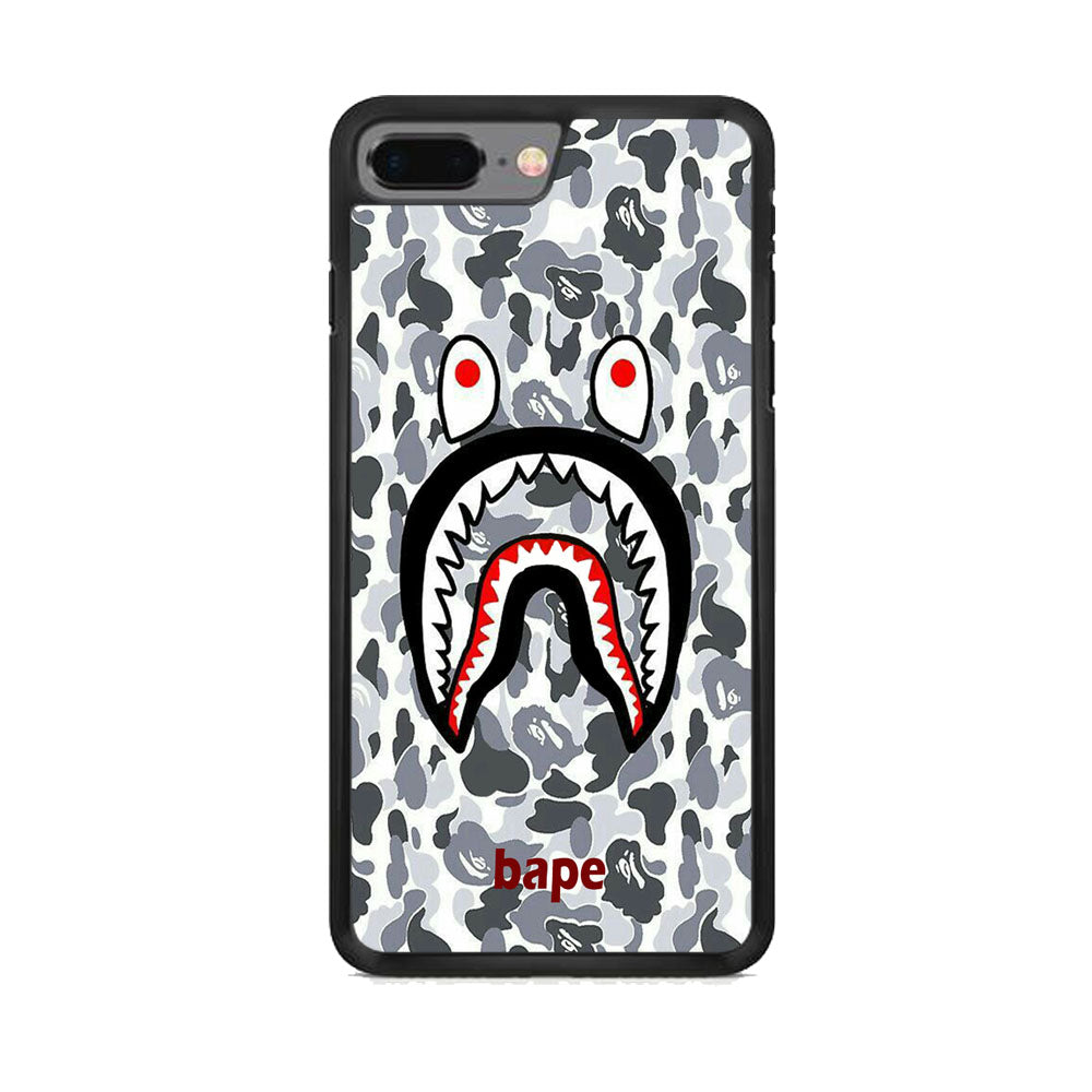 Bape White Camo iPhone 8 Plus Case