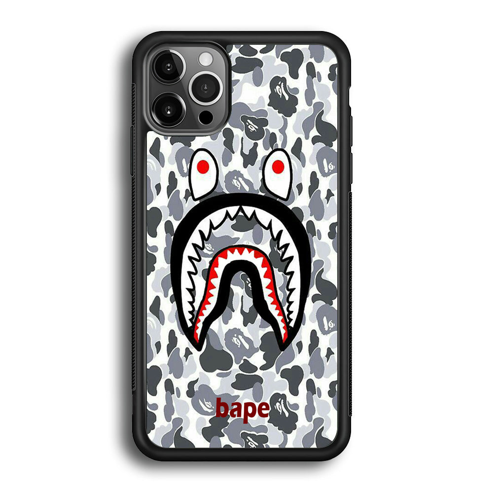 Bape White Camo iPhone 12 Pro Case