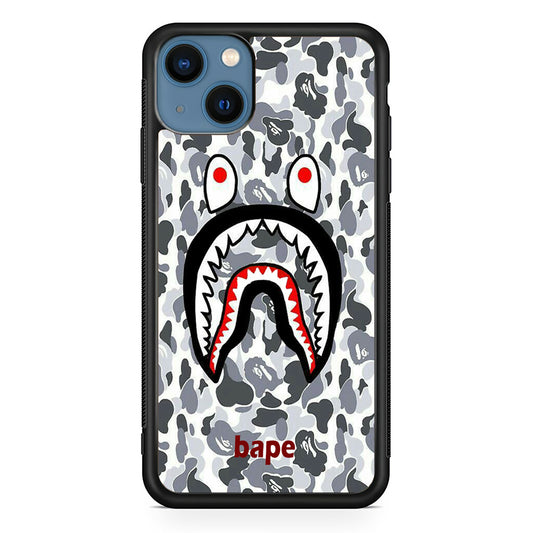 Bape White Camo iPhone 13 Case