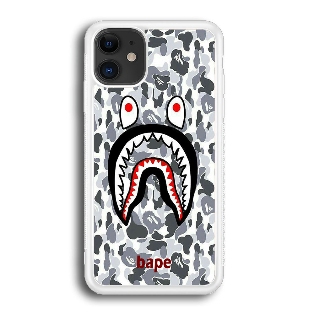 Bape White Camo iPhone 12 Case