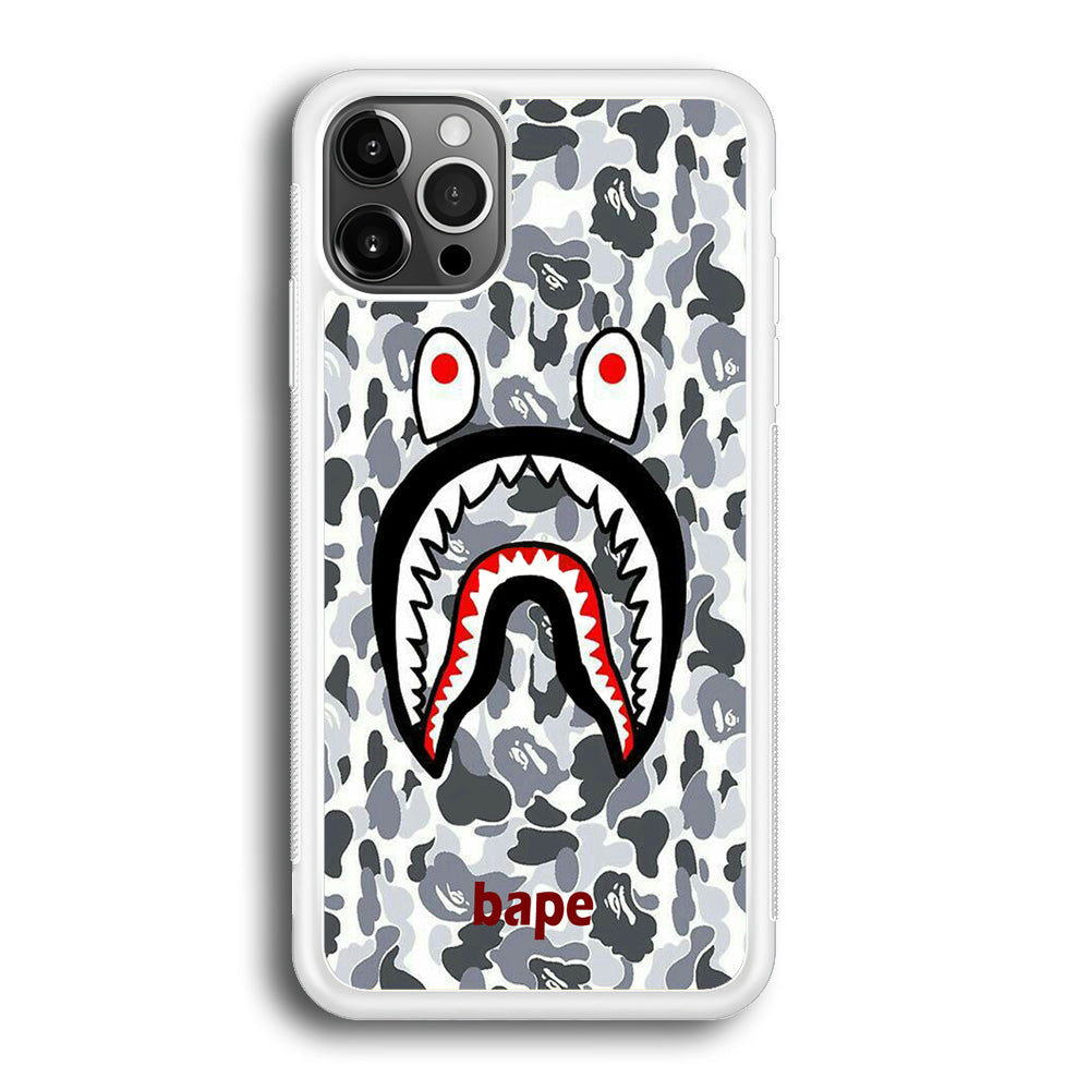 Bape White Camo iPhone 12 Pro Case