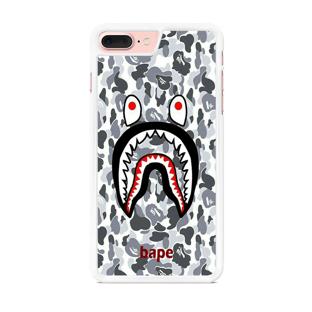 Bape White Camo iPhone 8 Plus Case