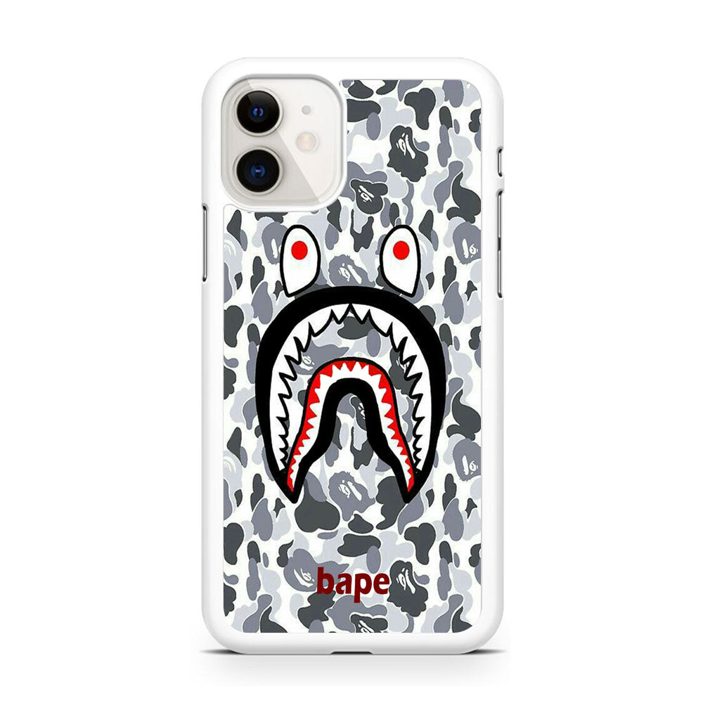 Bape White Camo iPhone 11 Case