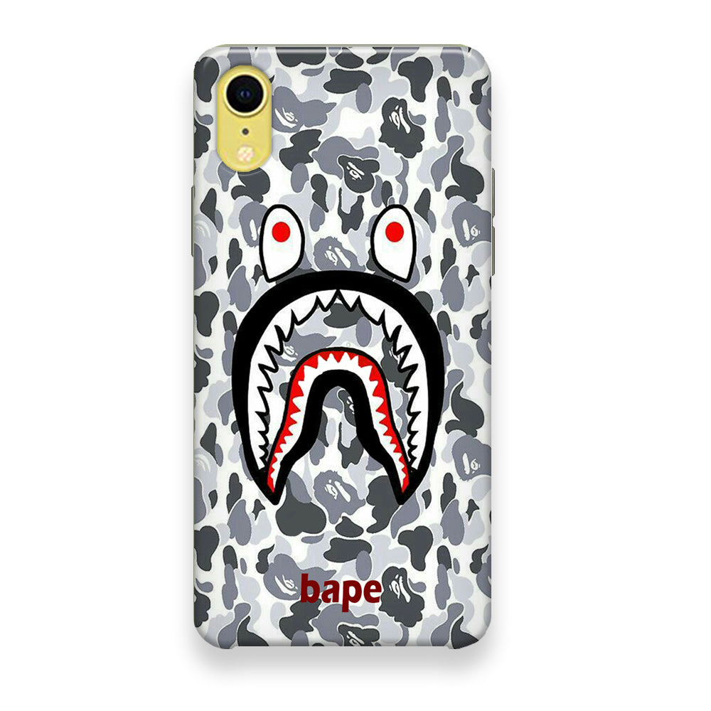 Bape White Camo iPhone XR Case