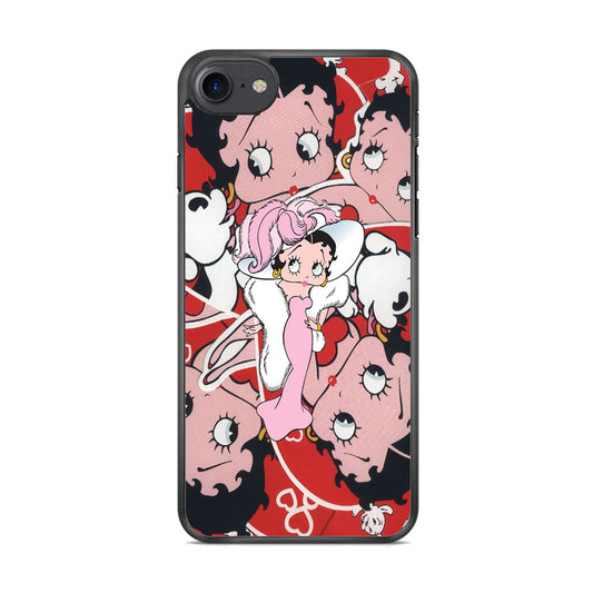 Betty Boop Cute Pattern iPhone 7 Case