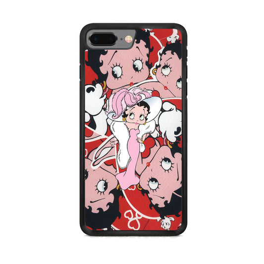 Betty Boop Cute Pattern iPhone 8 Plus Case