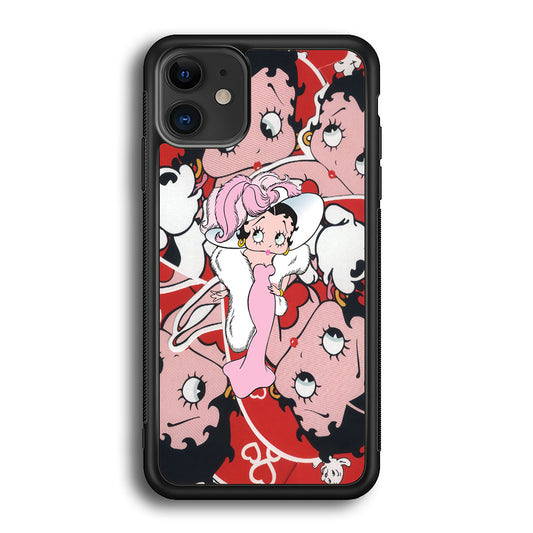 Betty Boop Cute Pattern iPhone 12 Case