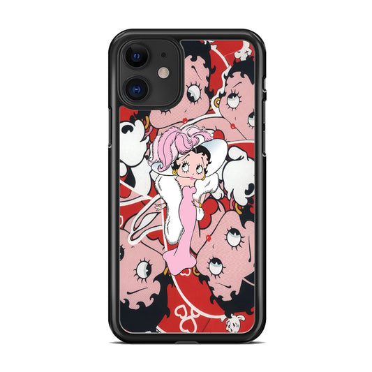 Betty Boop Cute Pattern iPhone 11 Case