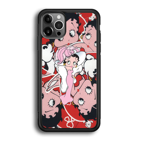 Betty Boop Cute Pattern iPhone 12 Pro Case