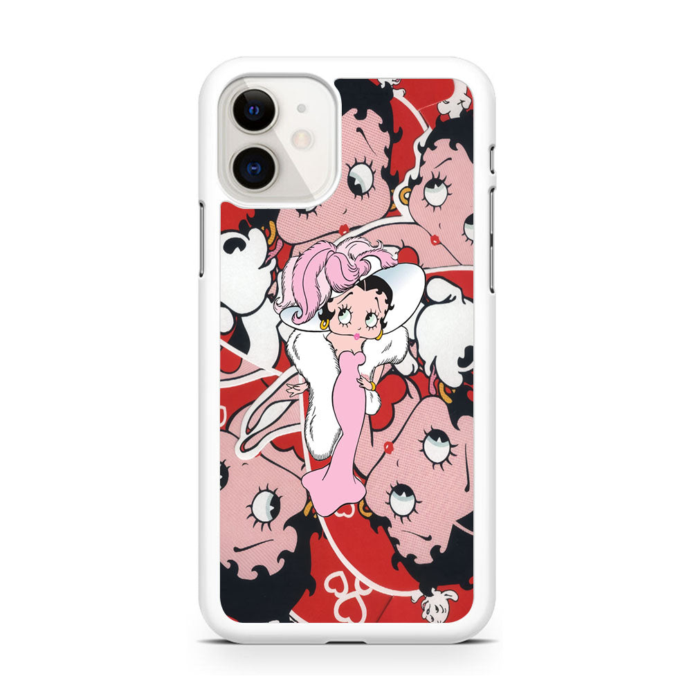 Betty Boop Cute Pattern iPhone 11 Case