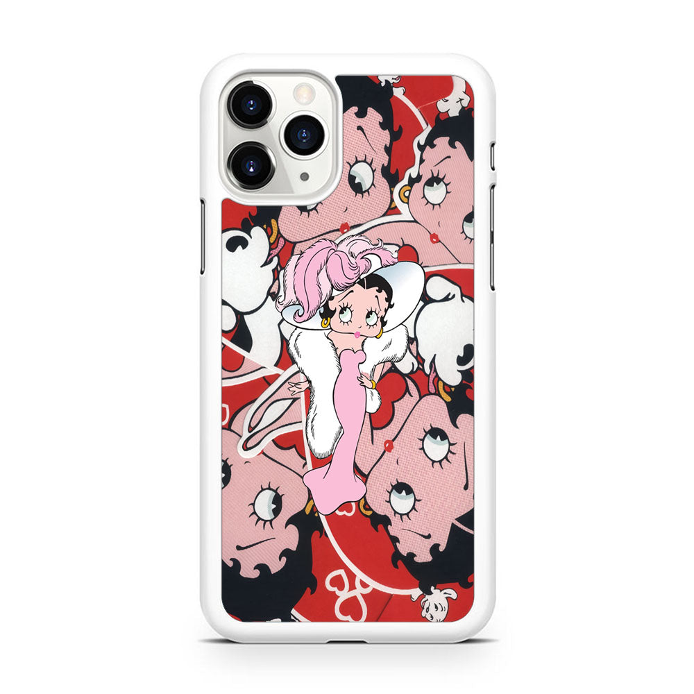 Betty Boop Cute Pattern iPhone 11 Pro Case