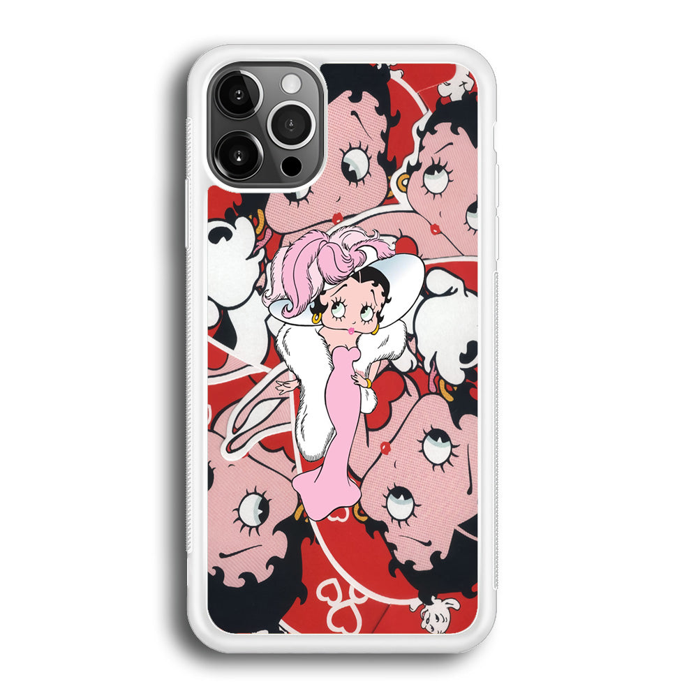 Betty Boop Cute Pattern iPhone 12 Pro Case