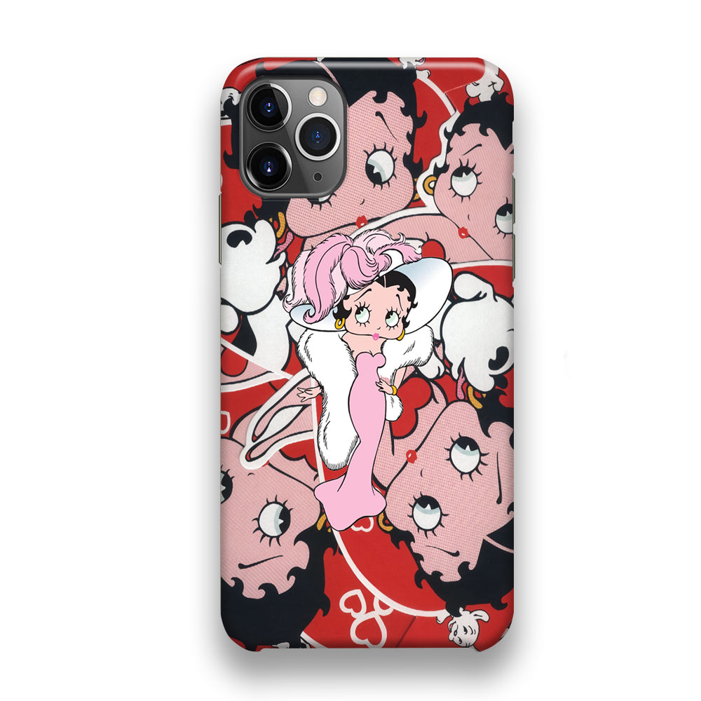 Betty Boop Cute Pattern iPhone 11 Pro Case