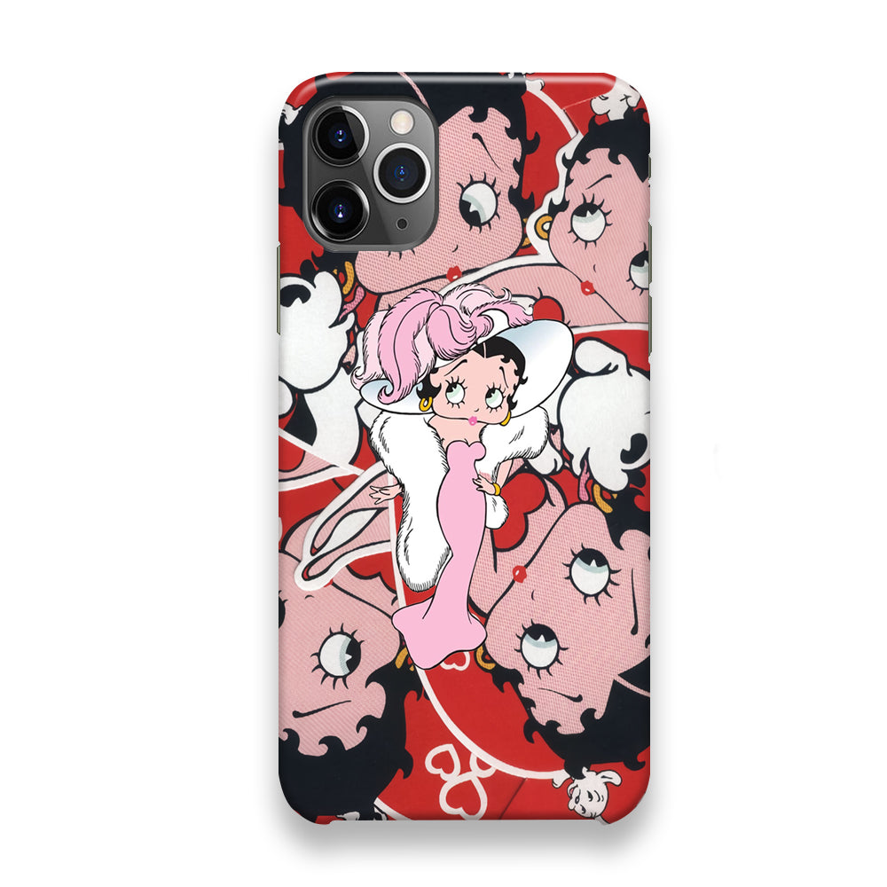 Betty Boop Cute Pattern iPhone 12 Pro Max Case