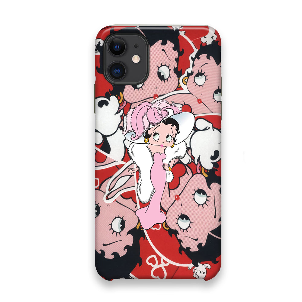 Betty Boop Cute Pattern iPhone 11 Case