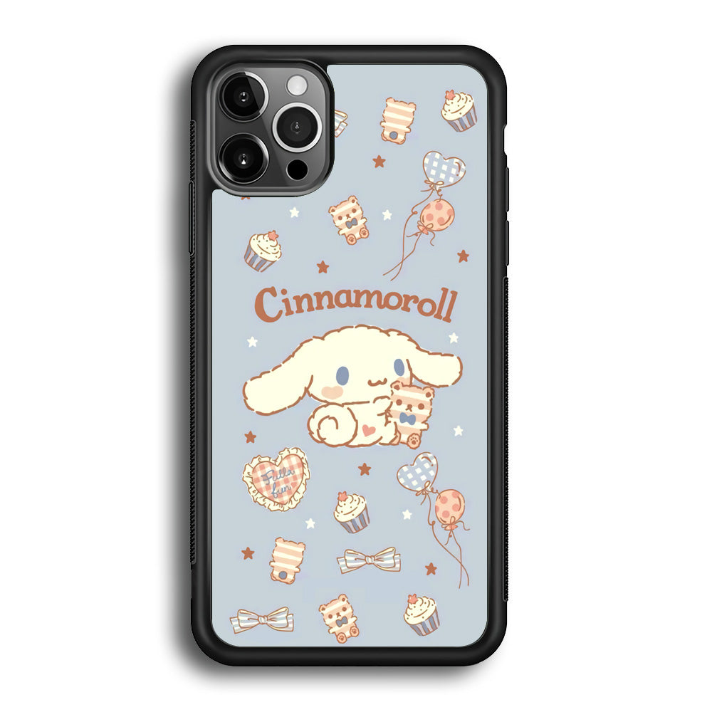 Cinnamoroll Blue Cake Wallpaper iPhone 12 Pro Case