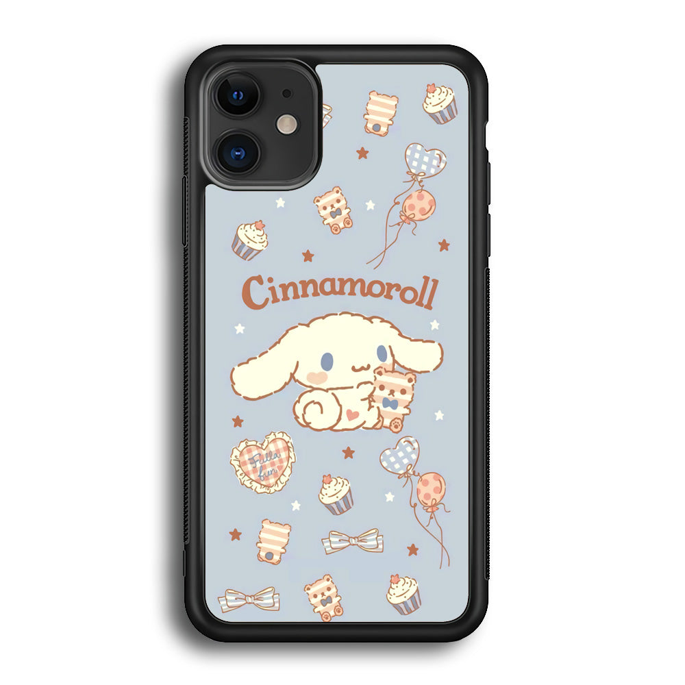 Cinnamoroll Blue Cake Wallpaper iPhone 12 Case