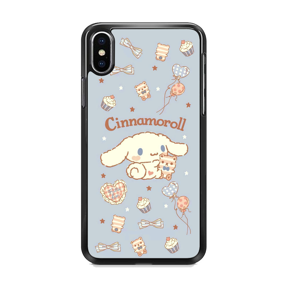 Cinnamoroll Blue Cake Wallpaper iPhone Xs Case