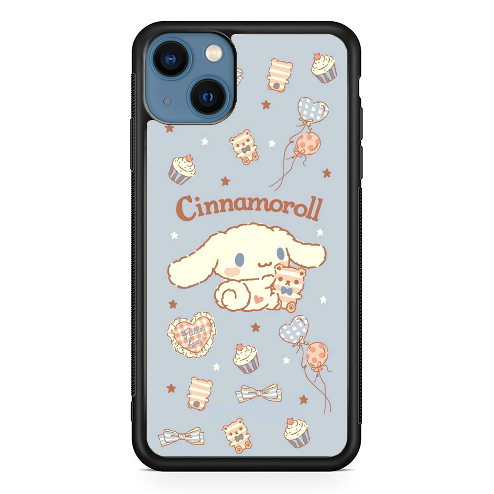 Cinnamoroll Blue Cake Wallpaper iPhone 13 Case