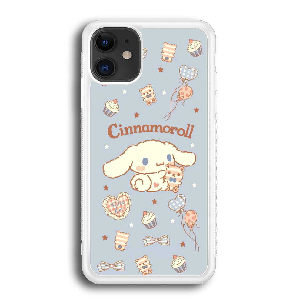 Cinnamoroll Blue Cake Wallpaper iPhone 12 Case