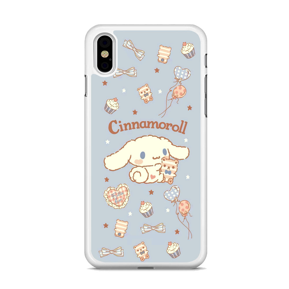 Cinnamoroll Blue Cake Wallpaper iPhone X Case