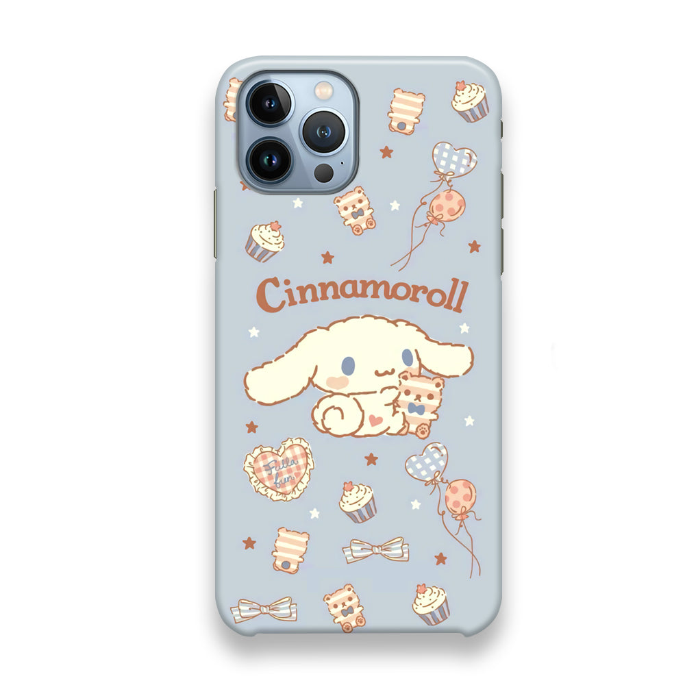 Cinnamoroll Blue Cake Wallpaper iPhone 13 Pro Max Case