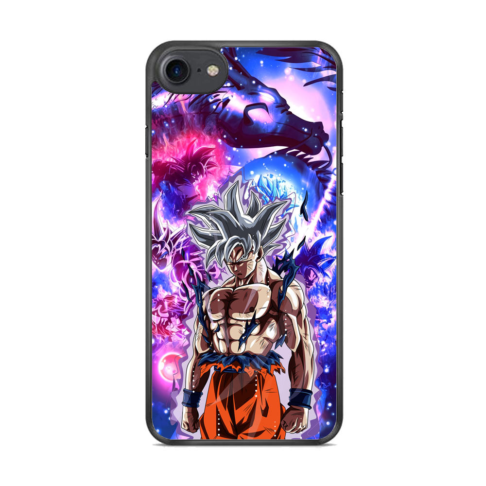 Dragon Ball Z Purple Saiyan Aura iPhone 8 Case