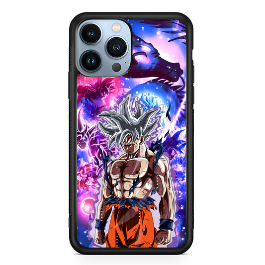 Dragon Ball Z Purple Saiyan Aura iPhone 13 Pro Case